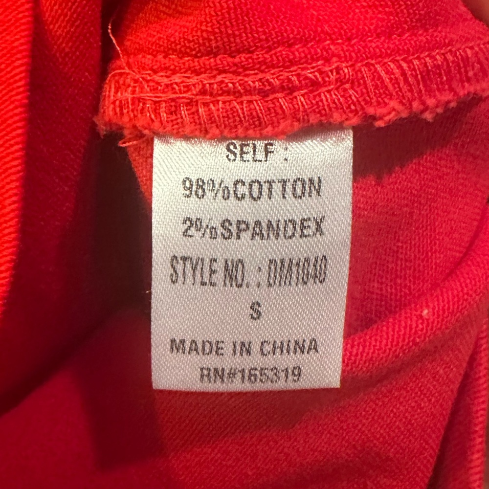 Day + Moon Zip-Up Belted Romper Red Size S - Picture 6 of 6
